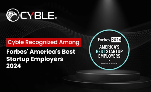 Cyble Industry Recognition 86 Forbes 2024