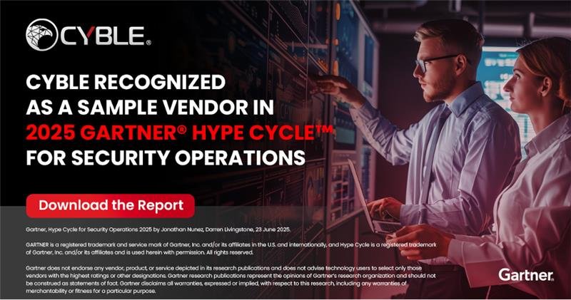 Cyble Industry Recognition 64 Cyble -Gartner Hype cycle